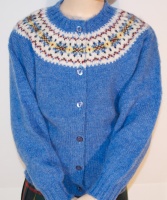 Westaway - Childrens Fair Isle yoke cardigan